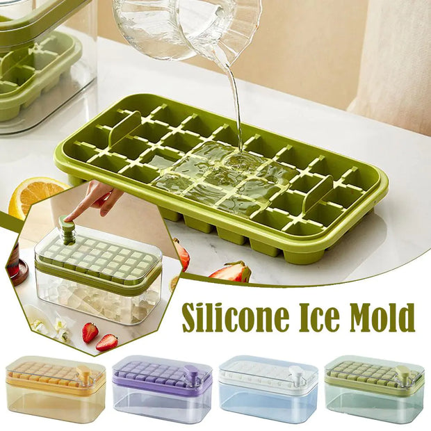 Ice Cube Maker With Storage Box