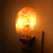 Himalayan Salt Lamp Natural Crystal Hand Carved Night Light Home Decor Air Purifying