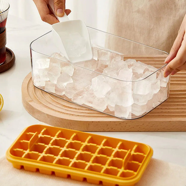 Ice Cube Maker With Storage Box