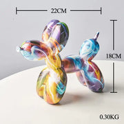 Nordic Resin Balloon Dog Statue