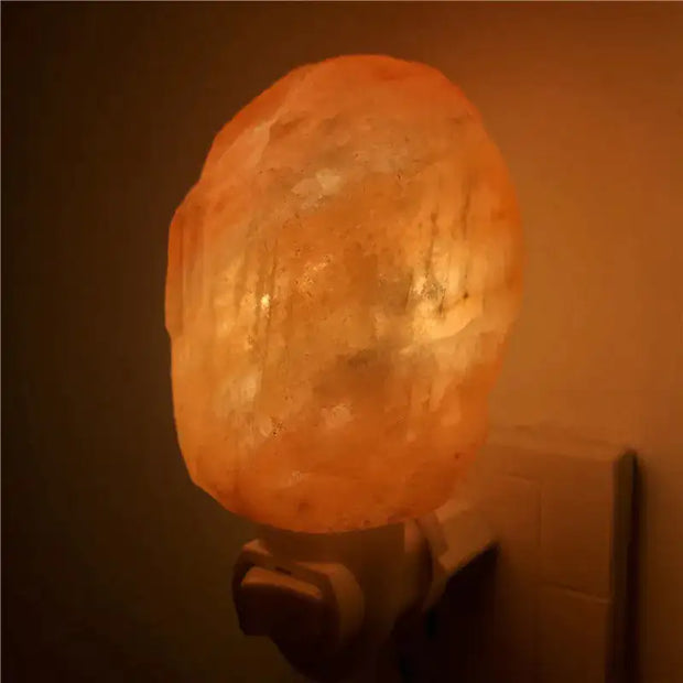 Himalayan Salt Lamp Natural Crystal Hand Carved Night Light Home Decor Air Purifying